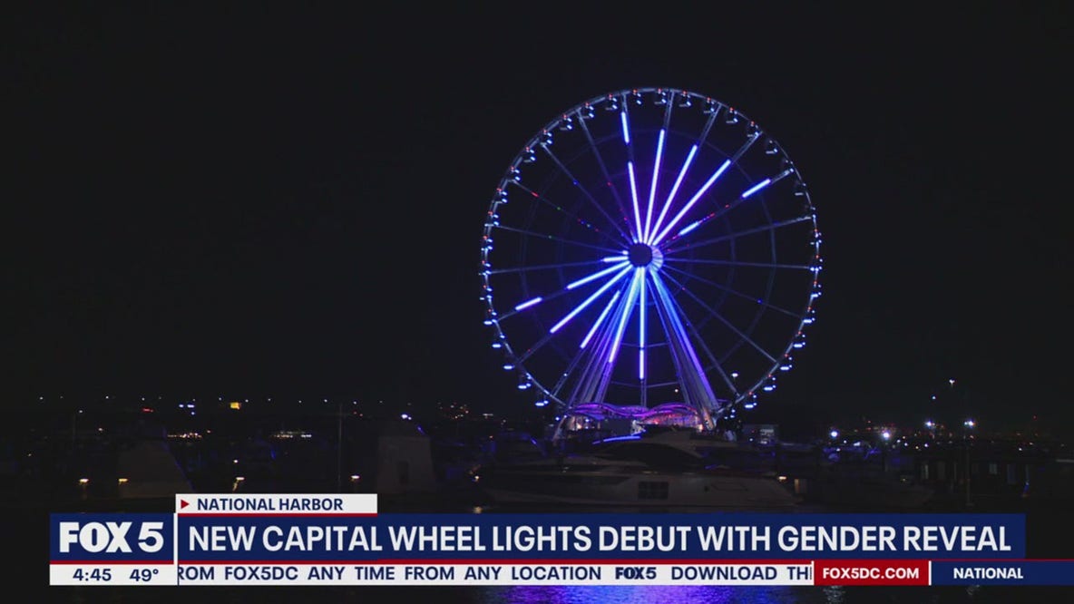 Capital Wheel at National Harbor unveils new lighting